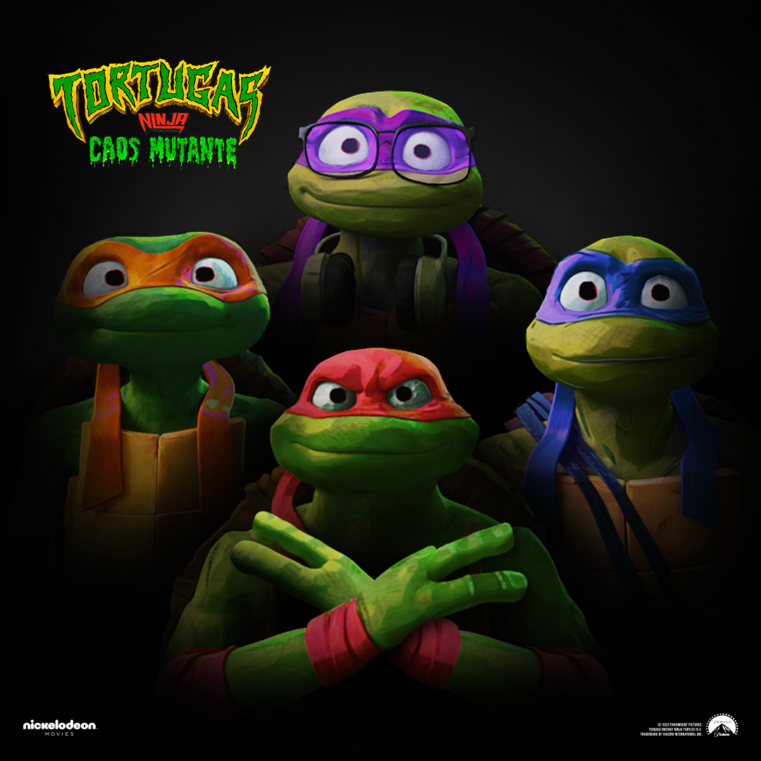 TheOldTurtleDen's tweet photo. Queen-style #TMNT #MutantMayhem international poster https://t.co/Y2Oq2uOS0e