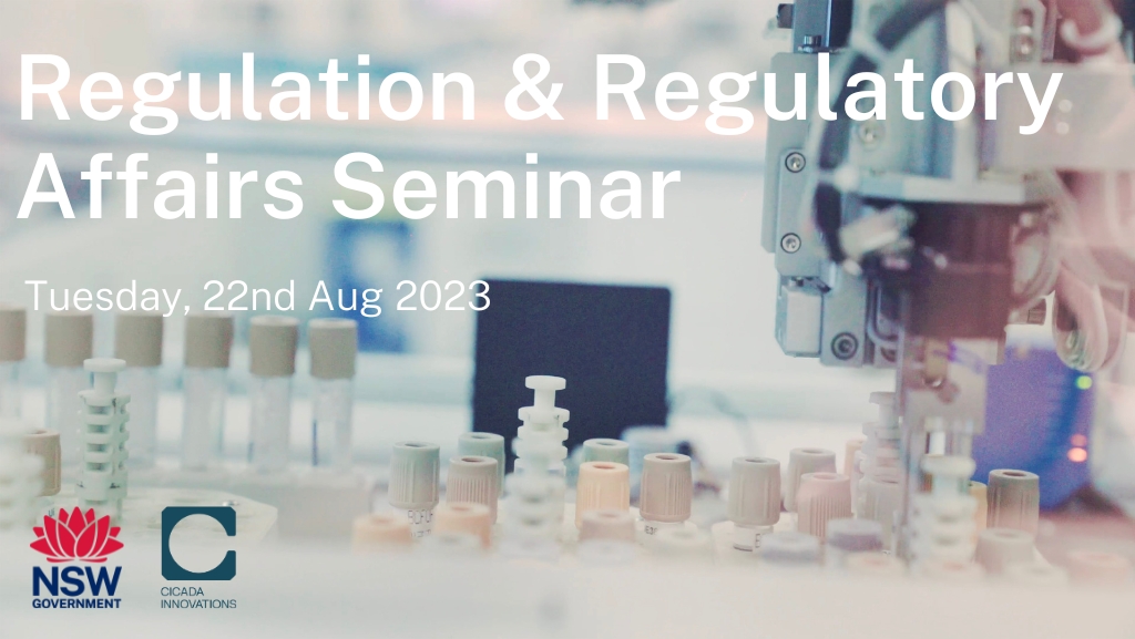 NSW Medical Research (@medresearchnsw) on Twitter photo Are you seeking to navigate the regulatory landscape across Australia & the world?
Register now for the Regulation and Regulatory Affairs Seminar, part of the <a href="/NSWHealth/">NSW Health</a> Commercialisation Training Program.
📅 22 Aug, 2023, 9am-5pm
📍In person/online
info.cicadainnovations.com/regaffairs-sem… Are you seeking to navigate the regulatory landscape across Australia & the world?
Register now for the Regulation and Regulatory Affairs Seminar, part of the <a href="/NSWHealth/">NSW Health</a> Commercialisation Training Program.
📅 22 Aug, 2023, 9am-5pm
📍In person/online
info.cicadainnovations.com/regaffairs-sem…