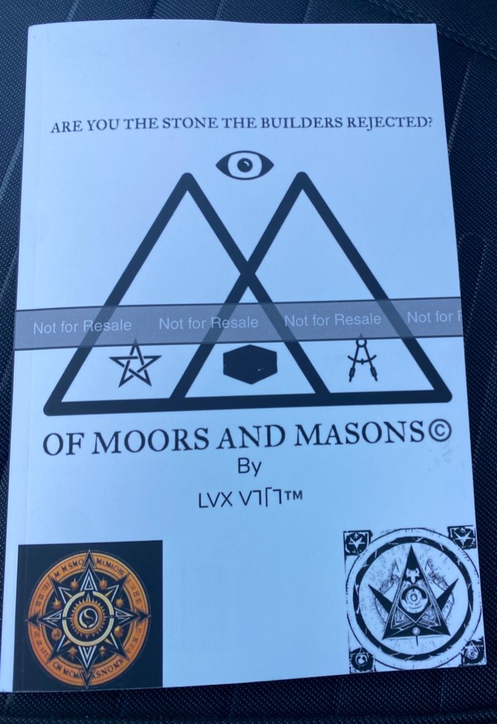 theCosmicLight's tweet photo. Be the first to pre-order your copy of ‘Of Moors and Masons©️’ by @IamLVX today! https://t.co/jQbm1FfRa7

#OfMoorsandMasons #freemasonry #freemasons #moorishscience #moors #masons #Islam #preorder #USA https://t.co/Tb3eI3dH6U