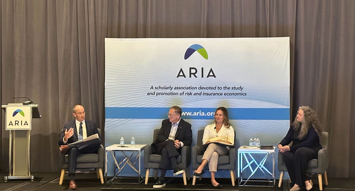 Our 2023 Chairperson, Teresa Black, attended the ARIA Annual Meeting and discussed 'Synergies Between Academic Programs and the Work of Insurance Foundations' during the RITS General Session.

➡️More details about RITS can be found here: aria.org/risk-and-insur… ⬅️

#ARIA #RITS