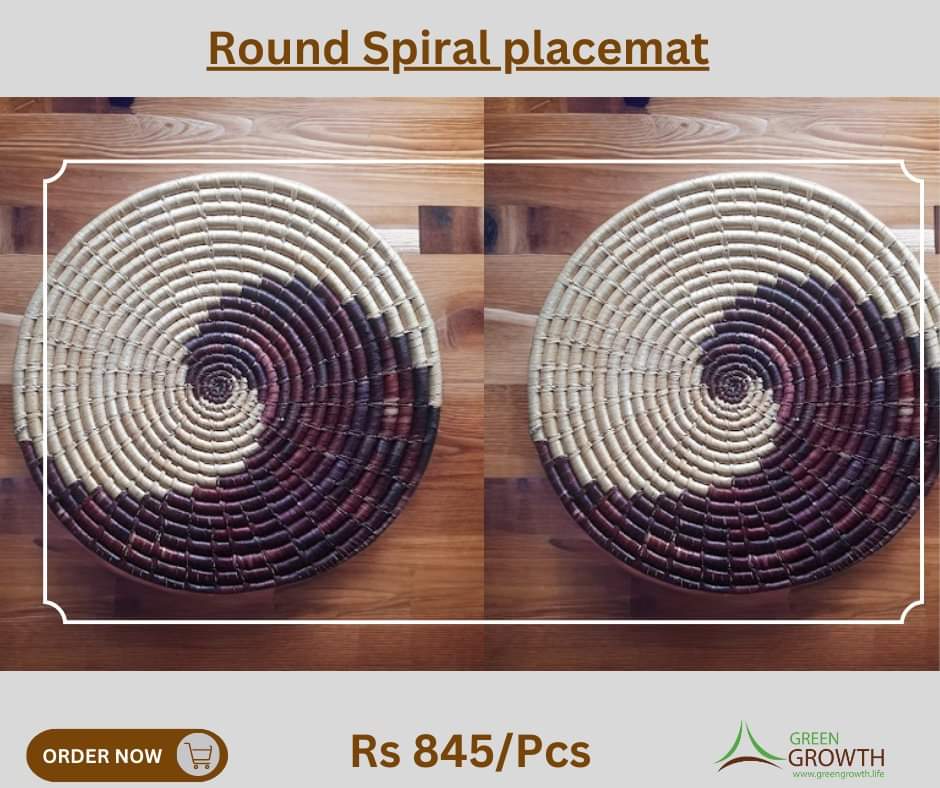 KARESAorg's tweet image. Nepal Knotcraft द्वारा उत्पादित Round Spiral placemat चाहिए ग्रीन ग्रोथ मा उपलब्ध छ है 

greengrowth.life/product-detail…

#NepalKnotcraft #localproduct #handicraft