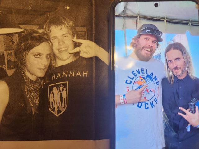 RockerKoala88's tweet photo. @JonnyRadtke Thanks again for your time. It means a lot to me. You're a good man and an even better guitarist. Hopefully catch you sooner than 16 year. #Buzzardfest @filter @KillHannah #Cleveland https://t.co/QzdrC9tYHw