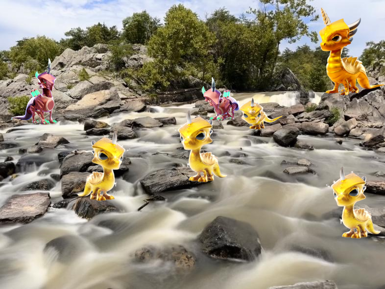 Hiking today I found a nest of Uni and Exo Dragons 😎