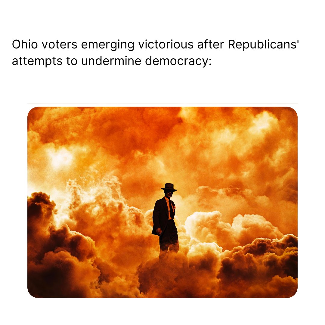 reproforall's tweet image. HUGE NEWS: Ohio voters just voted down Issue 1, an anti-democratic ballot measure that would have made it harder to pass a repro freedom amendment in November! This brings us one step CLOSER to protecting abortion rights in Ohio’s state constitution!!! Let’s go, Ohiooo!!
