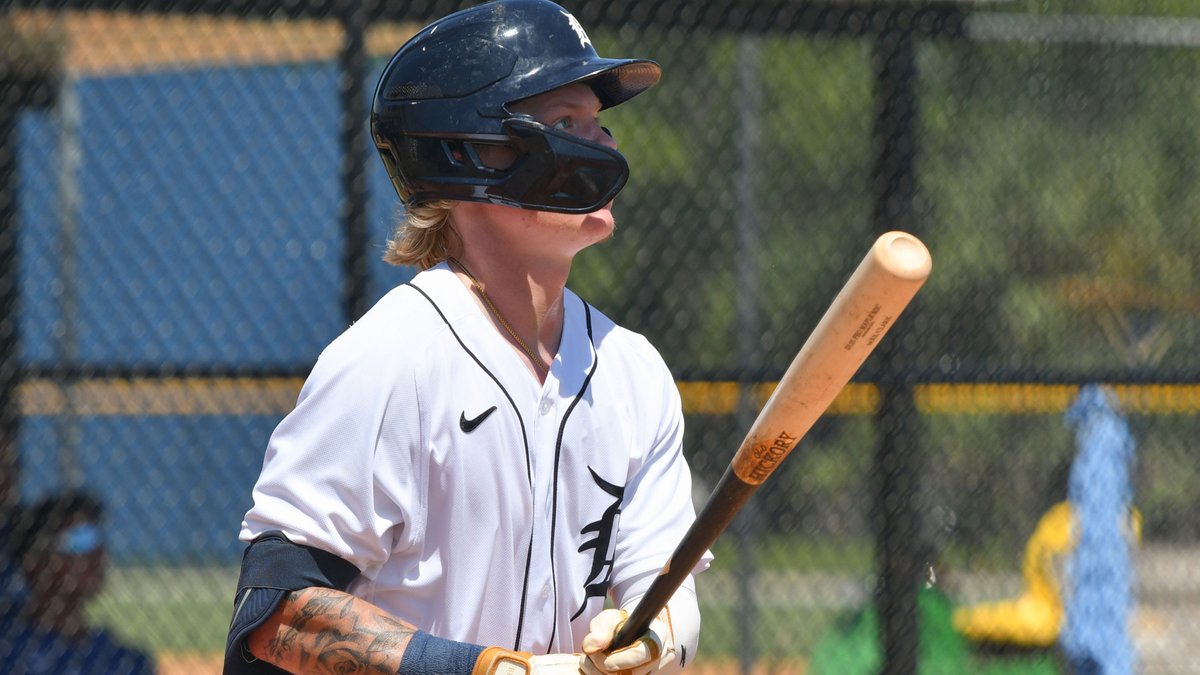 'It's unbelievable, such a cool feeling.' Despite a storied prep career, third overall pick Max Clark (#Tigers) had never hit a walk-off homer ... until today: atmilb.com/3qnapw0