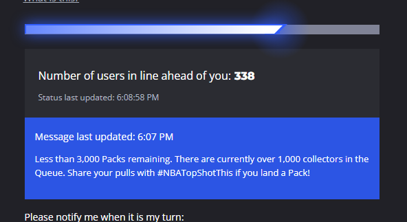 Interesting packs are flying off the self!!! Less than 3k!