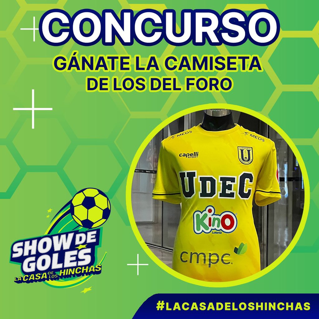 Gánate la camiseta del campanil

Cómo participar? Muy fácil👇🏾👀

1. Sigue nuestra cuenta <a href="/showdegoles/">daniel fuenzalida</a> 
2. Cuéntanos por qué mereces ganarte la camiseta de <a href="/FutbolUdeC/">C.D. U. de Concepción</a> 
3. Etiqueta a 3 amigos
4. No olvides usar el #LaCasadelosHinchas