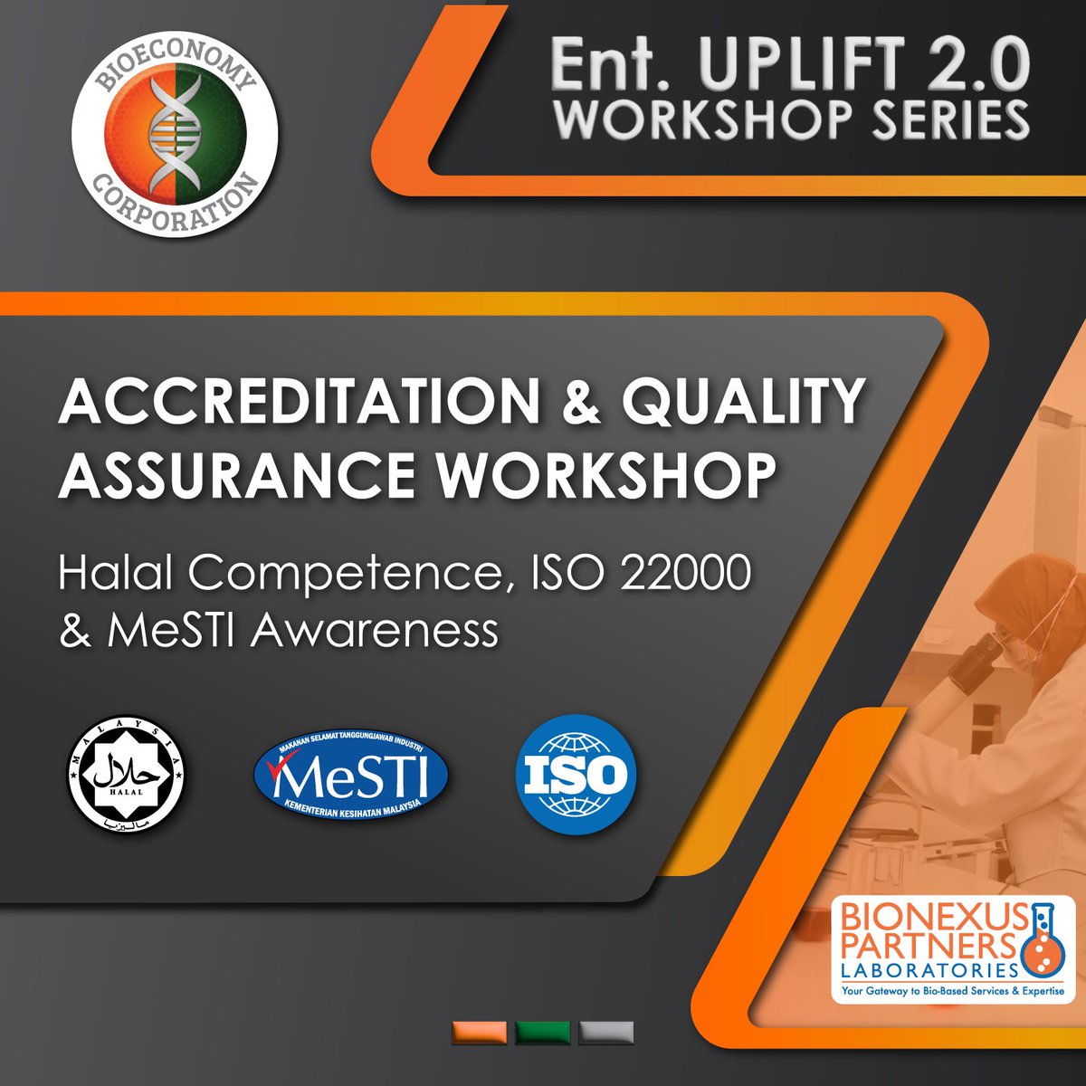 bioeconomycorp's tweet photo. Calling all #BioNexusStatus, #BiobasedAccelerator companies & entrepreneurs!
Seize this remarkable opportunity to elevate your mastery in the realm of accreditations & regulatory requirements.
FREE sign up at https://t.co/1JtkylEqnY
#EntUPLIFT #BNPLab #BioeconomyCorporation https://t.co/GAUguUjVxd