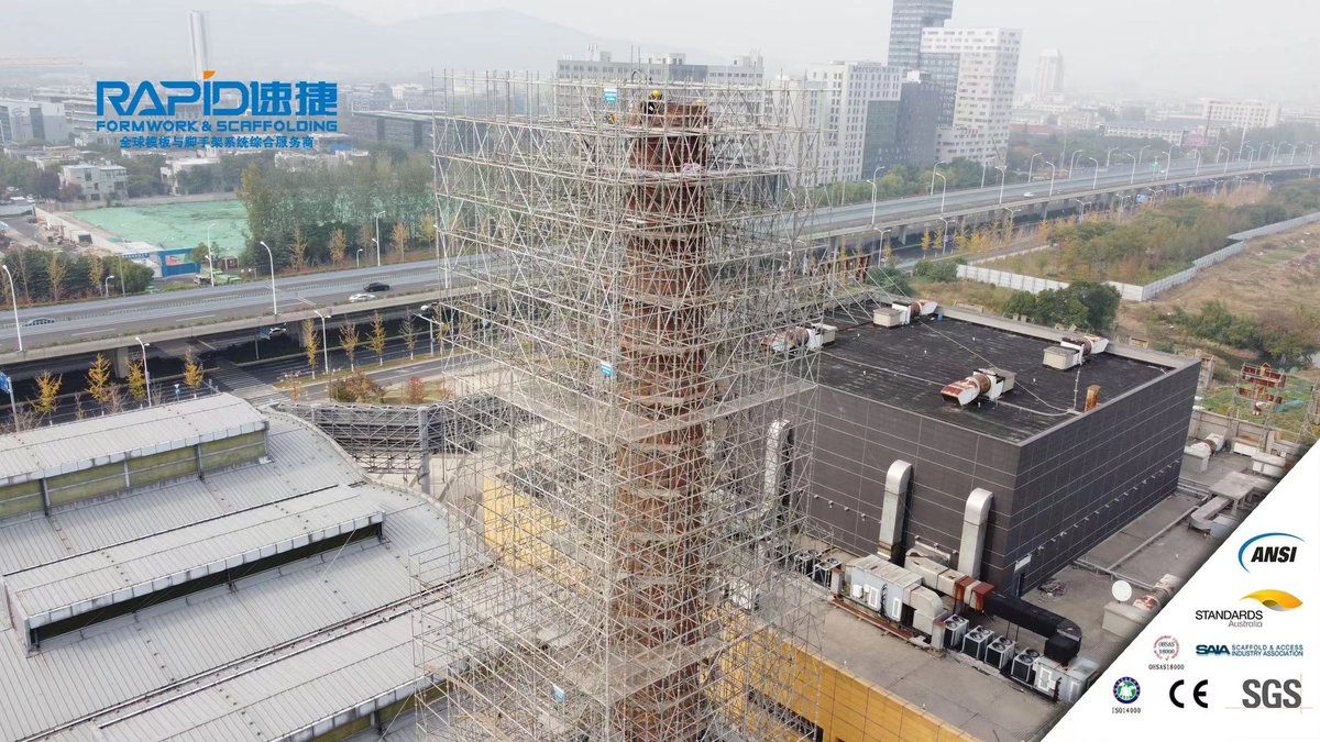 Chinesescaffold's tweet photo. 🏗️ Witness our #RinglockScaffolding in action during a chimney maintenance project! At #RapidScaffolding, we're all about quality and professionalism. Trusted by global construction giants. Ready for success? Let's build it together! 📧 franwu@rapid-scaffold.com #Scaffolding https://t.co/cxmRgacwd2