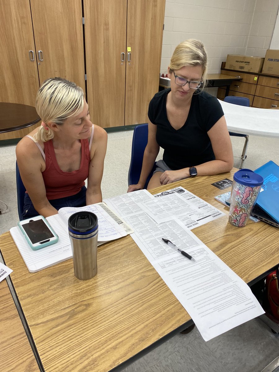 Our School Improvement Team met to complete our needs assessment, guiding our discussions and goal setting for our new plan, this year. We’re thankful for our teachers and parents who are dedicated to helping our school continue to grow for our Wildcats 💚🤍#WildAboutWhiteOak
