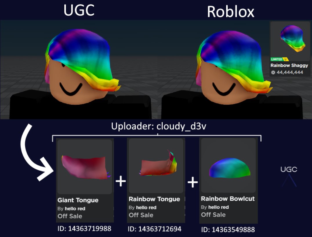 Peak” UGC on X: UGC creator ItsK8yy uploaded 3 1:1 copies of