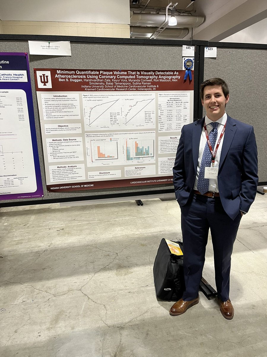 Ben Duggan (@bensduggan) on Twitter photo Excited to have had the opportunity to share my research finding the minimum coronary plaque volume necessary for visually detecting disease using CCTA at <a href="/Heart_SCCT/">Heart_SCCT</a> this year Excited to have had the opportunity to share my research finding the minimum coronary plaque volume necessary for visually detecting disease using CCTA at <a href="/Heart_SCCT/">Heart_SCCT</a> this year