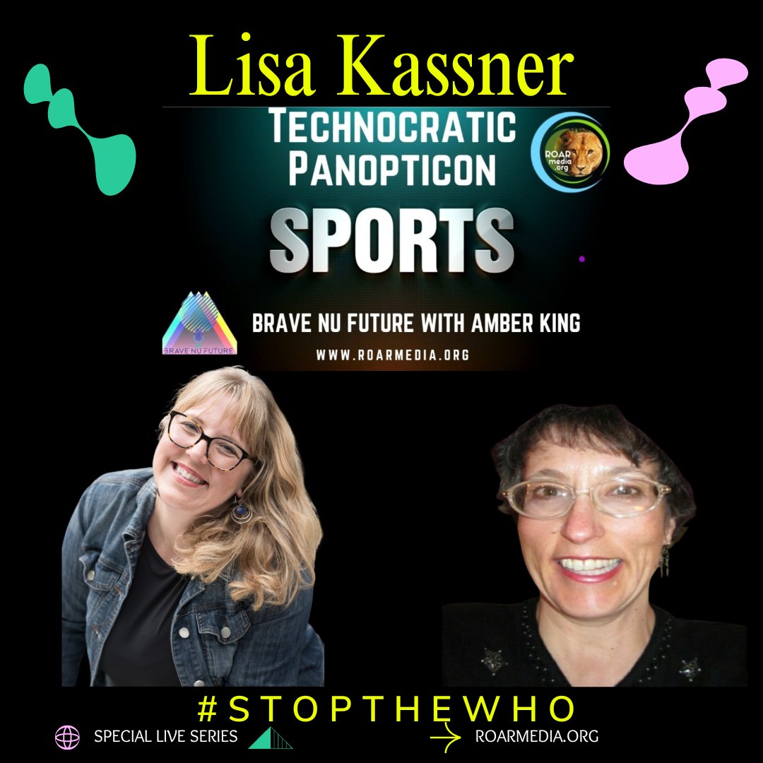 roarmedialive's tweet photo. Please join us tonight at 7:30pm with Special Guest Lisa Kassner discussing #GlobalWalkout and more on the Technocratic Panopticon Sports Special Series with @nu_brave and @akamber https://t.co/shvdGMWnMY and https://t.co/ecQNTe6G2I https://t.co/5G6D8vmCir