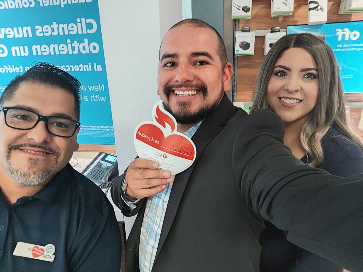 silverlogic's tweet image. Showing my support for AHA while out in the field today. #NTXHasHeart #ATTHeartsAHA