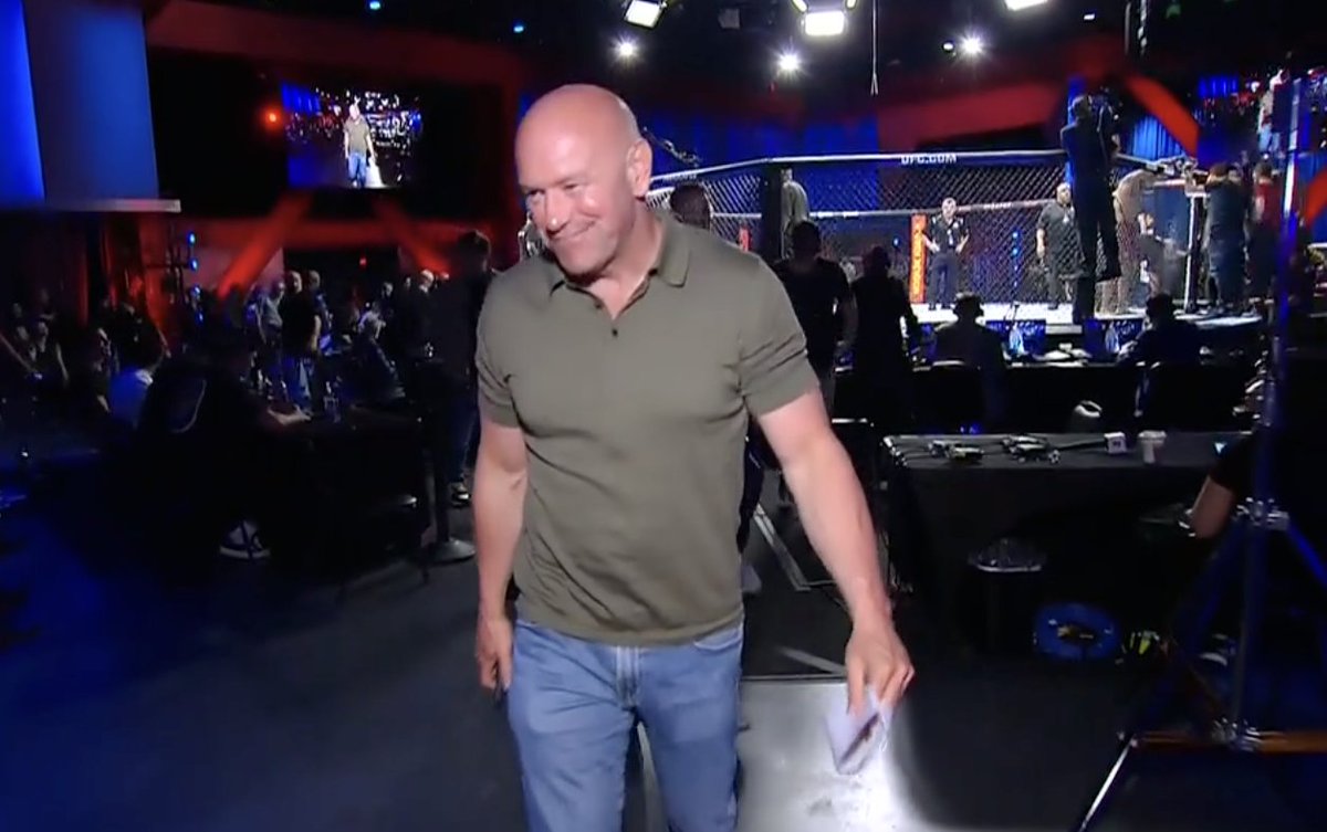 MMAJunkie's tweet photo. Dana White is headed backstage after the #DWCS, Season 7 debut.

Who should he give #UFC deals to? ✍️

Live results: https://t.co/5k51n6EehT https://t.co/osH95Vwfq9