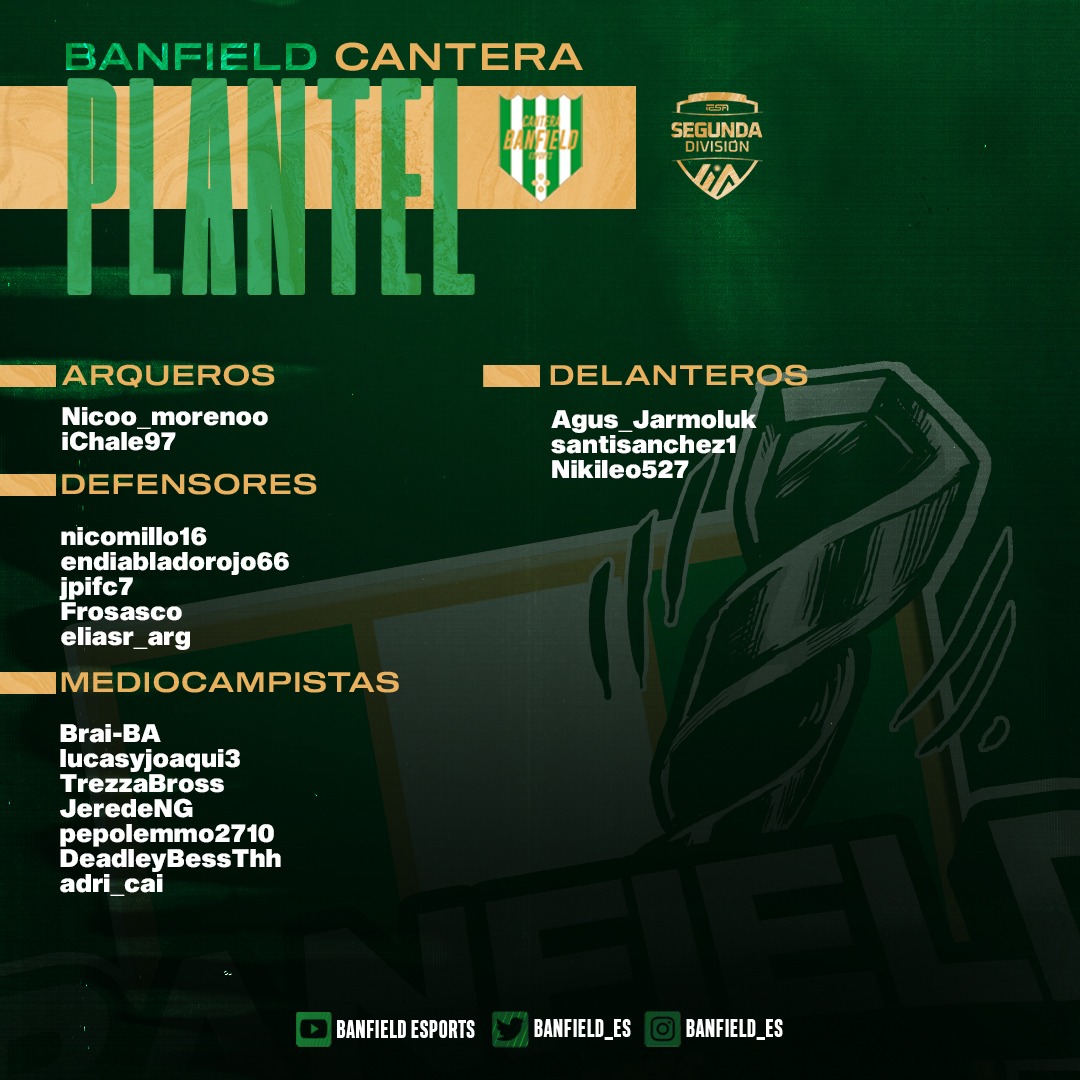Banfield Esports tweet media