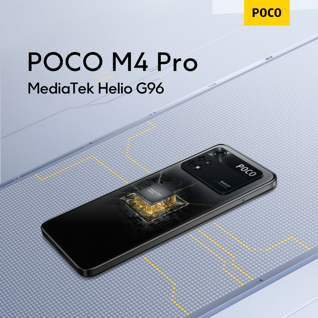 POCOBrasil's tweet photo. Desempenho? Temos! CPU de oito núcleos de alto desempenho para uma experiência mais estável e fluída com o seu #POCOM4Pro. https://t.co/XtAQLNElyD