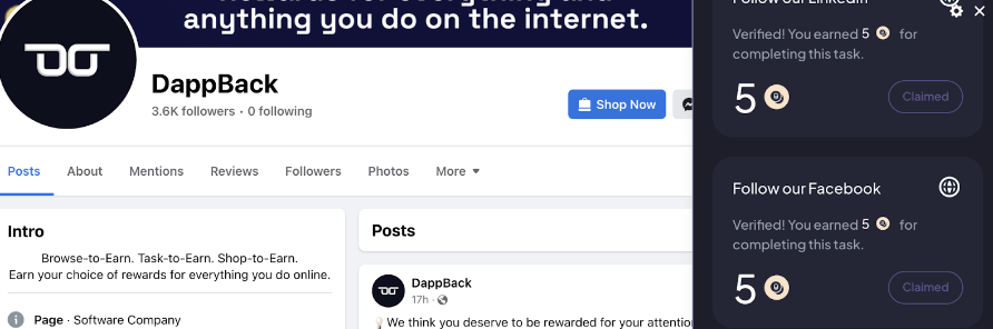 ThomasBouj's tweet photo. Staying up to date with DappBack through following their Facebook has given me coin rewards that I can then use for cash, crypto NFTs, and more! @DappBackHQ https://t.co/wuG0776cw4