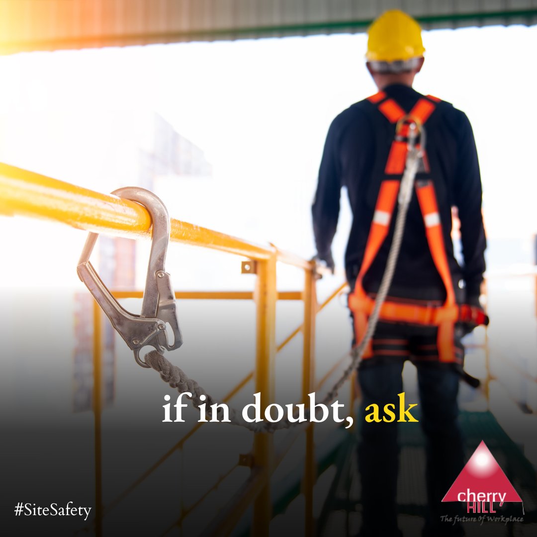 Mistakes on construction sites can cost lives. So, if you are unsure about anything, then stop & ask the site inspector. Because you might not be able to reverse the situation later.
#CherryHillInteriors #TheFutureOfWorkplace #OnSiteSafety #sitesafety #lifesafety #OnSiteEmergency