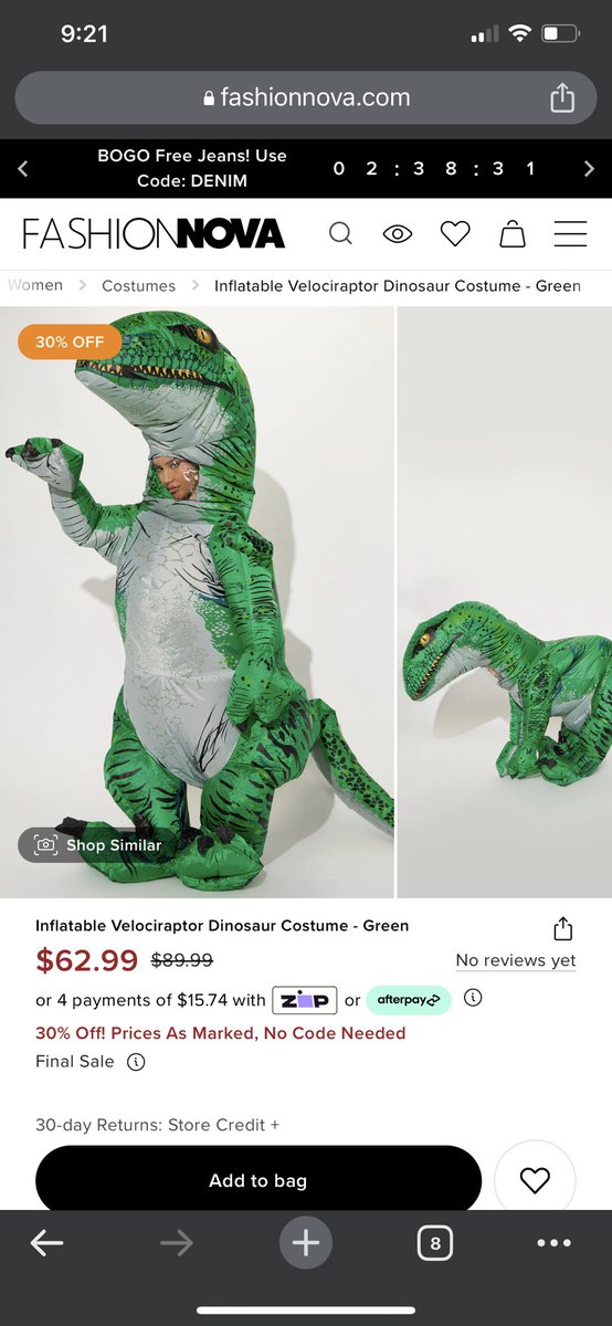 Mort3mer's tweet photo. Fashion nova made their sexy models work the Dino costume for their Halloween lineup and it’s sending me. You can’t tell me Halloween isn’t the best. https://t.co/IMOSvPDr0r