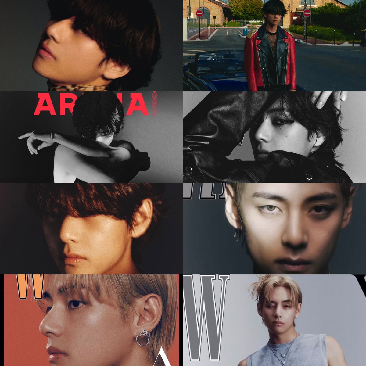 V FOR WKOREA, V ON ARENA, V ON POP MAG