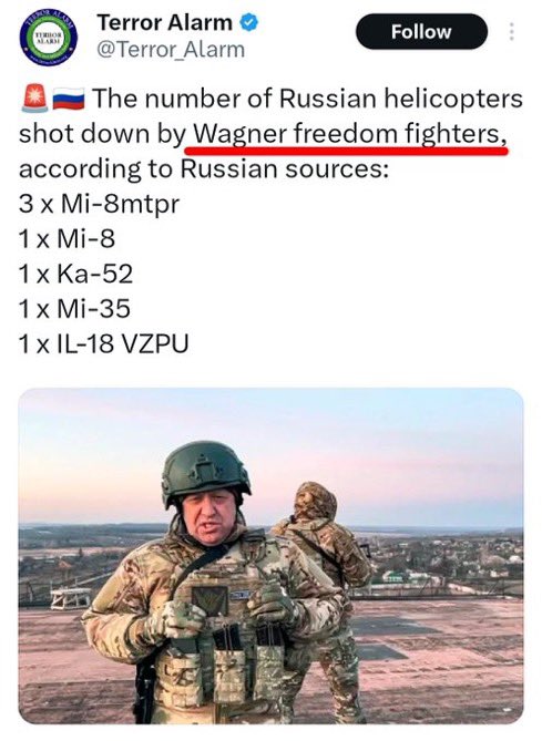 Just to show you how the narrative changes depending on who’s where and doing what to whom. Propaganda and Disinformation are powerful tools and are being wielded well by all sides! #Propaganda #disinformation #Wagner #UKRAINE