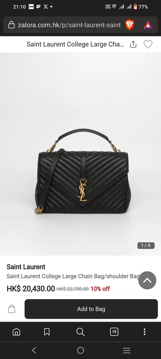 WuBonnie1's tweet image. Don't miss out on the chance to own this must-have Saint Laurent College Large Chain Bag/Shoulder Bag. 

pse.is/55u6ma

#Zalora #SaintLaurent #CollegeBag #ShoulderBag #Fashion #Luxury #Style #Iconic #YSL #Glamour #Versatile #MustHave