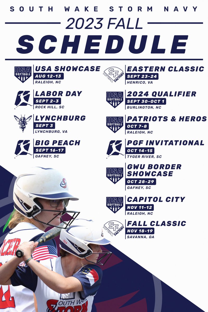 Come watch us this fall!!