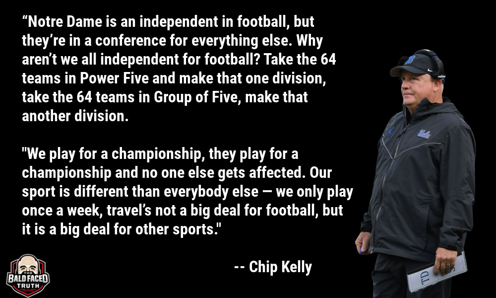 johncanzanobft's tweet photo. Chip Kelly's comments today on the madness: https://t.co/wLiuxtzvvN