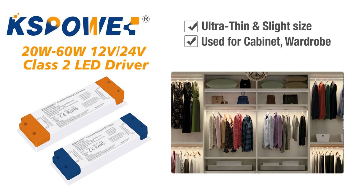 KSPOWER®️ is concentrate on doing one thing well——provide customers with competitive, reliable LED drivers &amp; Power supplies!
E-mail: power03@szzhpower.com

#leddriver #powersupply #waterproof #class2 #transformer #triac #dimming #cabinet #wardrobe #slim #ultrathin #madeinchina