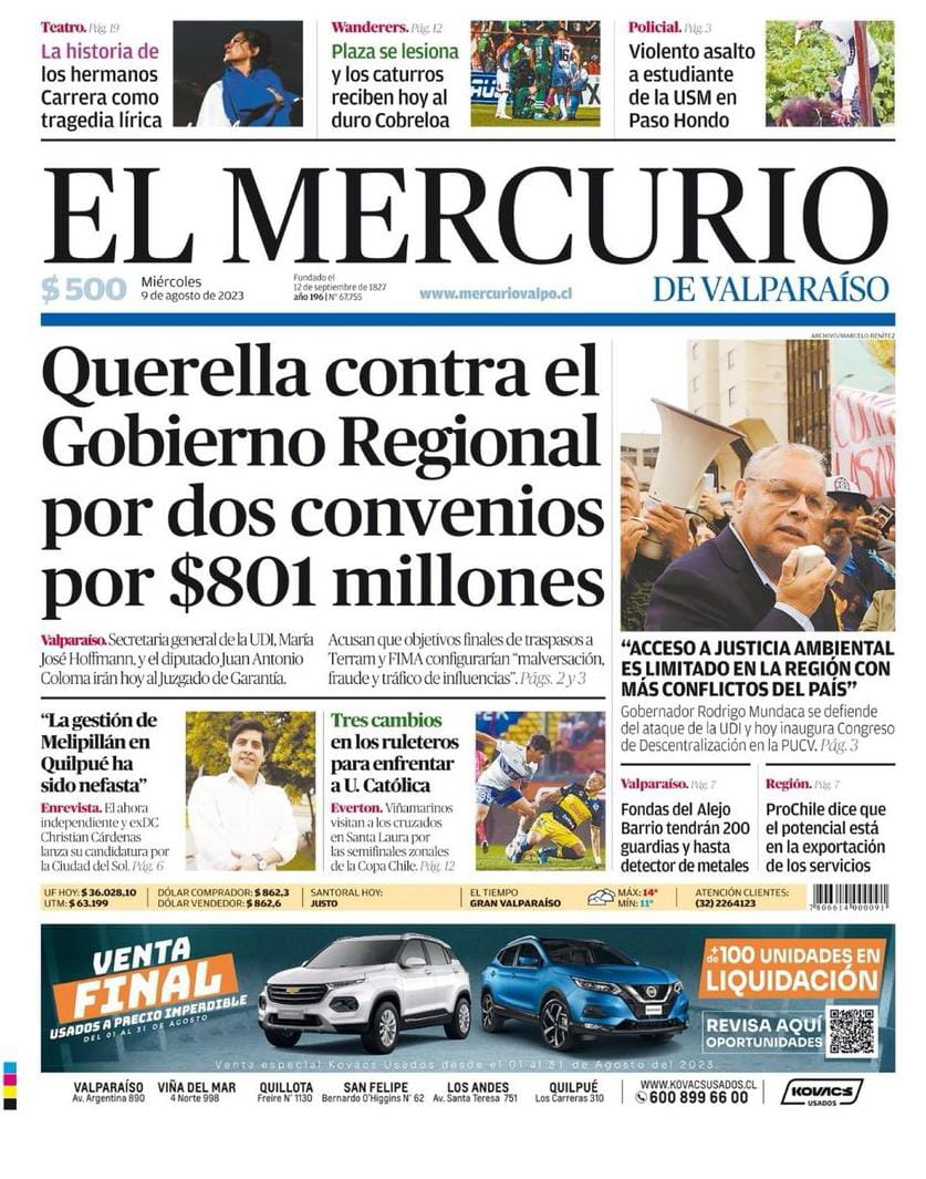 Ahora la Udi y la derecha en pleno se aprovechan para atacar el Gobierno Regional de Valparaíso y sus acciones para la justicia climática y ambiental.
Todo el apoyo a <a href="/rmunda/">rodrigo mundaca</a> y a quienes día a día sostienen el proyecto de forma honesta y leal. #somosmodatima
#mundacanoestassolo
