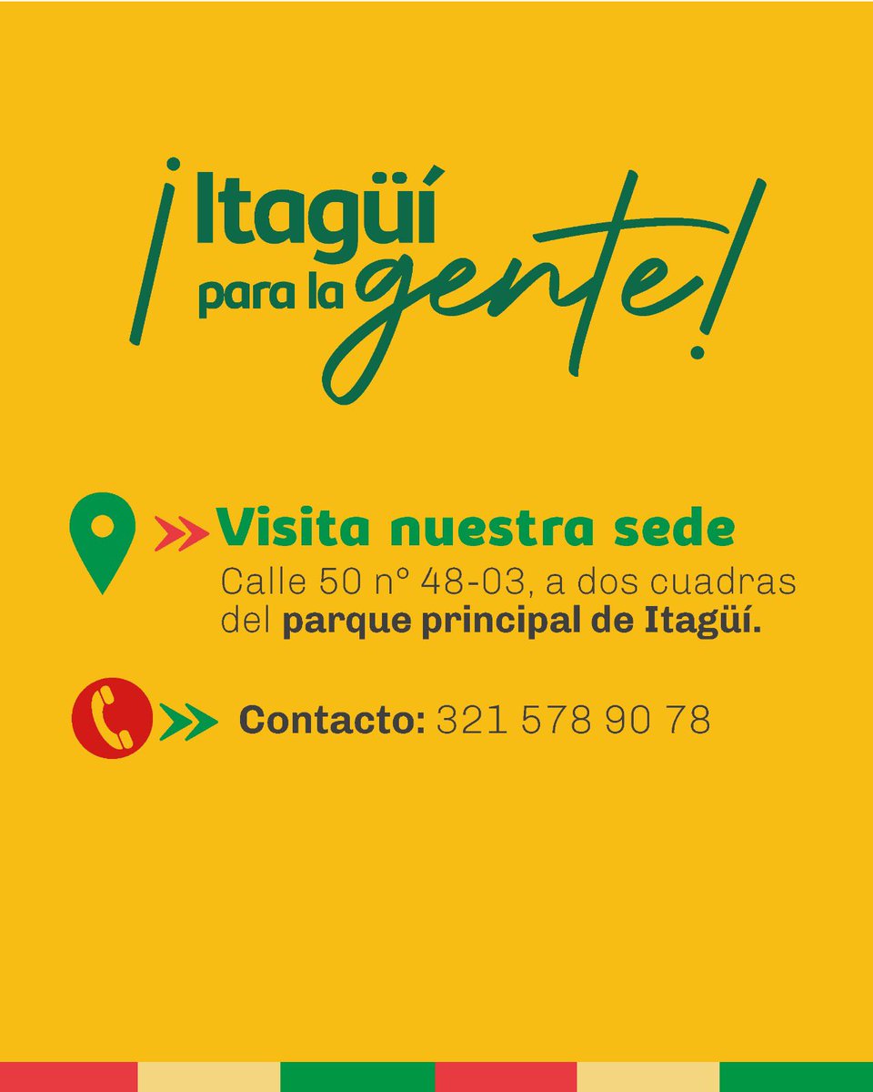 Construyendo un Itagüí  para la gente,mi propuesta de programa de gobierno se basa en la inversión social,la innovación, la inclusión y el progreso. 
Trabajaremos juntos por un municipio seguro,con posibilidades para la gente,con una movilidad eficiente y un entorno sostenible.