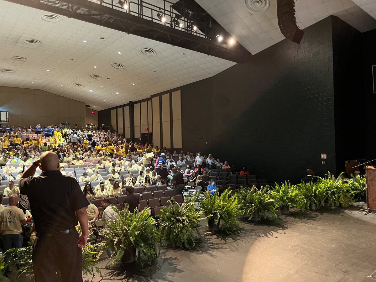 We are fired up to start the school year!  Great way to welcome back our teachers. We are excited to welcome our students back to our campus tomorrow.