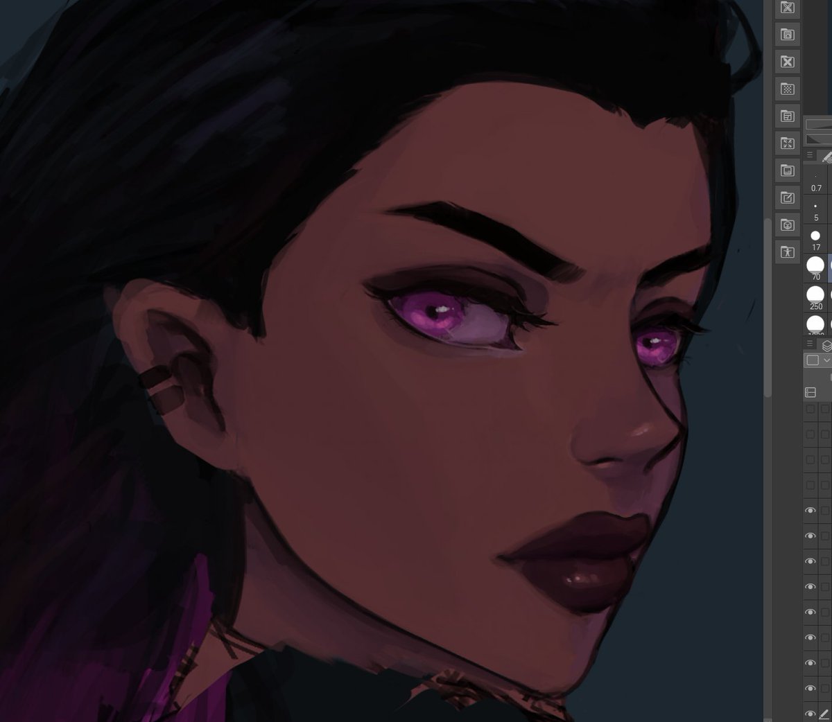 tunaflip's tweet photo. more wip #reyna #valorant https://t.co/v3VQsacbhU