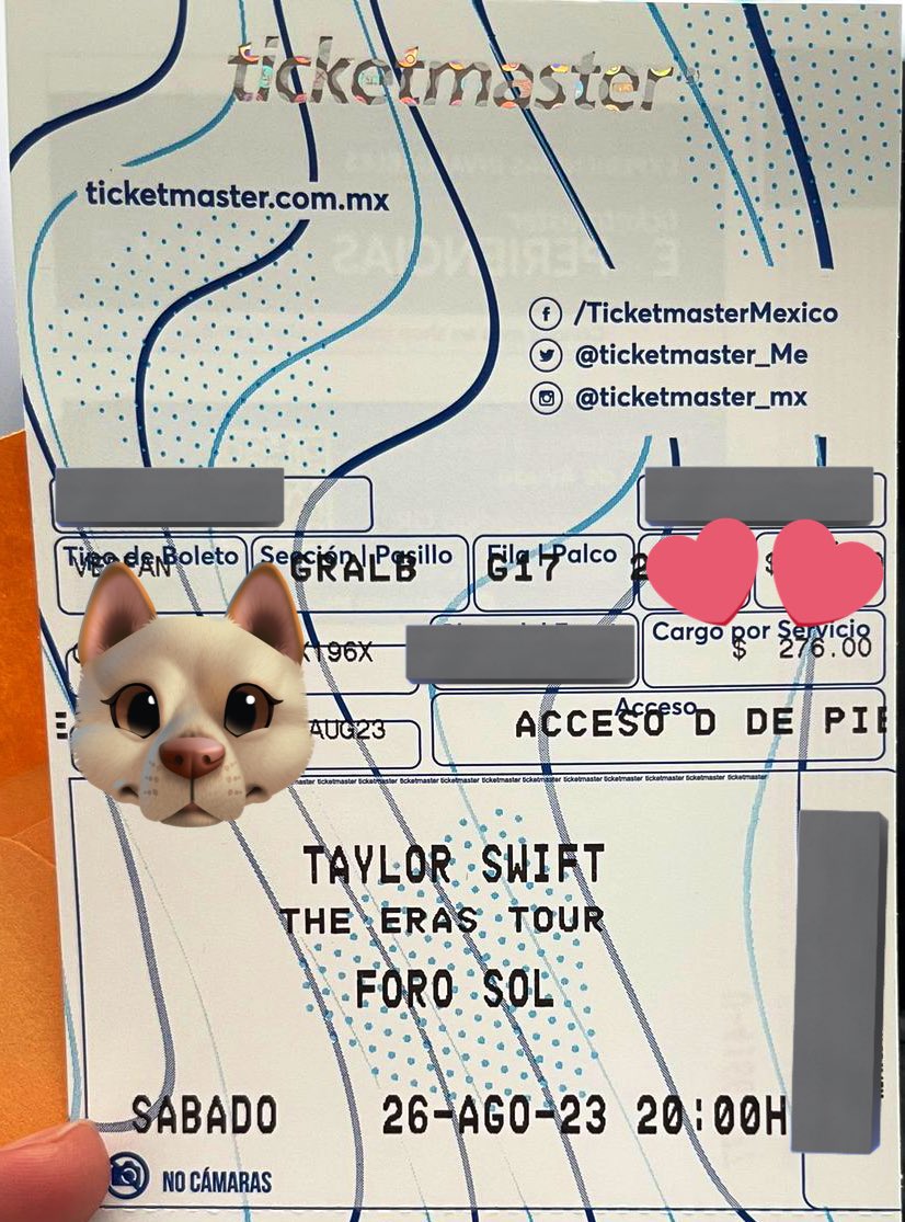 FundacionToby's tweet image. Swifties!!!!!

Rifamos un boleto para ver a Taylor Swift el 26 de agosto en el área de general B

$300 el boleto 🧡

Compren su número al 5585578277 🧡