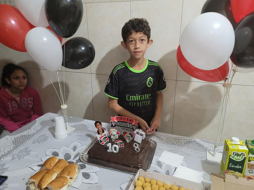 Meu neto Heitor Domini Banhara.
Parece que foi ontem que você chegou e já se passaram 10 anos.
O vô te ama e quer ver você crescer sempre feliz.