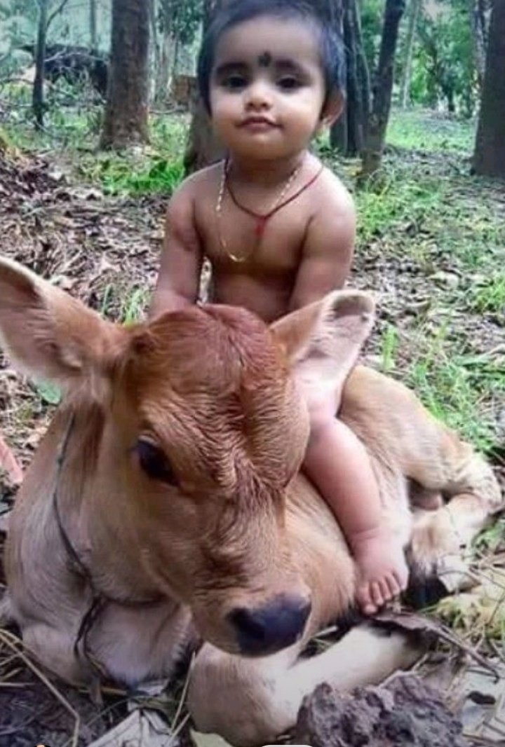 Gopal with his Nandi.