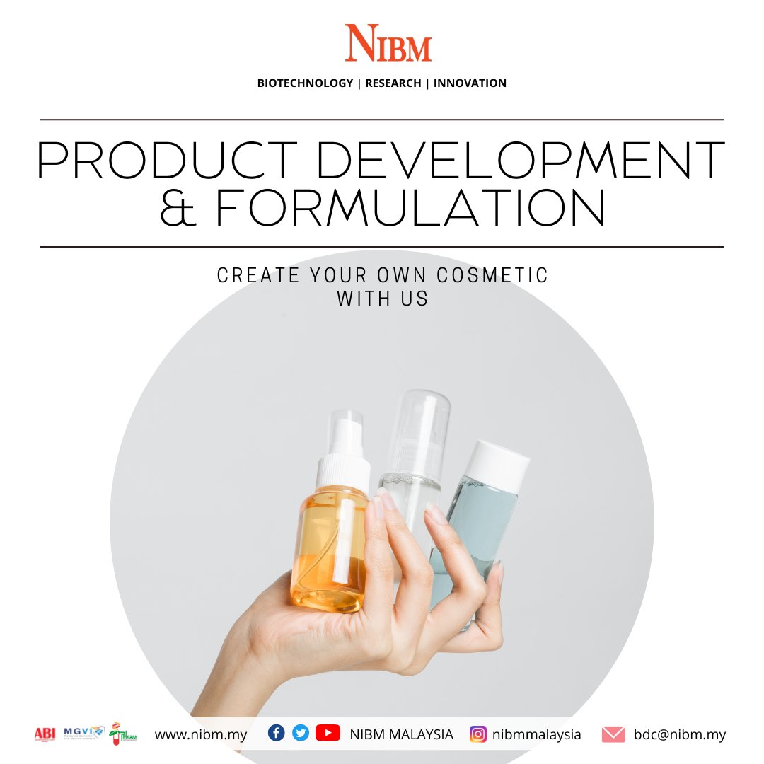 NibmMalaysia's tweet photo. Let's create something amazing together!   💄🌸

#wearenibm #NIBM #nibmmalaysia #biotechnology #research #innovation #productdevelopment #formulation #skincare #cosmetic #cosmeticformulation #beautyproductdevelopment #cosmeticchemistry https://t.co/seKlKKAAIW