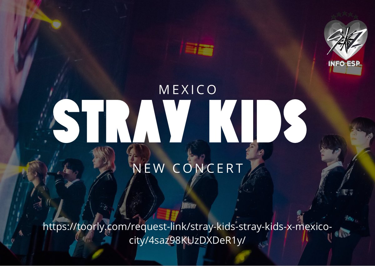 skzinfoesp's tweet photo. STRAY KIDS EN MÉXICO 🇲🇽 2024/2025? [tod@s nos pueden apoyar ya que eso aumentará las posibilidades y no se, tal vez pasen cositas que no puedo decir] 👀🩷

STAY, yo se todas las ganisimas Que tienes de ver a SKZ y esta información va a llegar DIRECTAMENTE con STRAY KIDS, y su equipo [div1] ya que tendrán acceso a esta plataforma donde podrán ver toda la analítica y datos!! 

Así que, Stray Kids necesita saber la cantidad de STAYS Mexicanas que REALMENTE quieren verlos en un concierto, que aman su música y que quieren darle todo el amor que merecen 🥰🩷

Por lo que deben saber las estadísticas y analíticas oficiales de cuántas MX-STAY hay en nuestro país y quieren que vengan a nuestro país, y lo que vamos a hacer es realizar un REQUEST/PETICIÓN en la plataforma de TOORLY en la que se deben registrar para pedir por Stray Kids 

- Es muy fácil, solo deben entrar al link:
🖇️https://t.co/CoBIXQHTAD

- Registrarte como si crearas una cuenta de Facebook 

- Darle click en "Request" y listo ✅