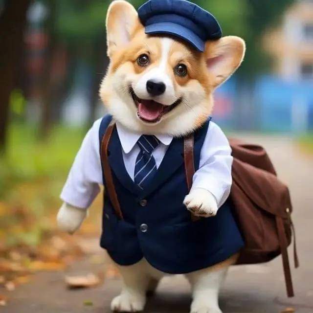 Good day everyone  going to office 😍📷
#Corgi #CorgiCrew #CorgiLover #Corgipuppies #Puppy