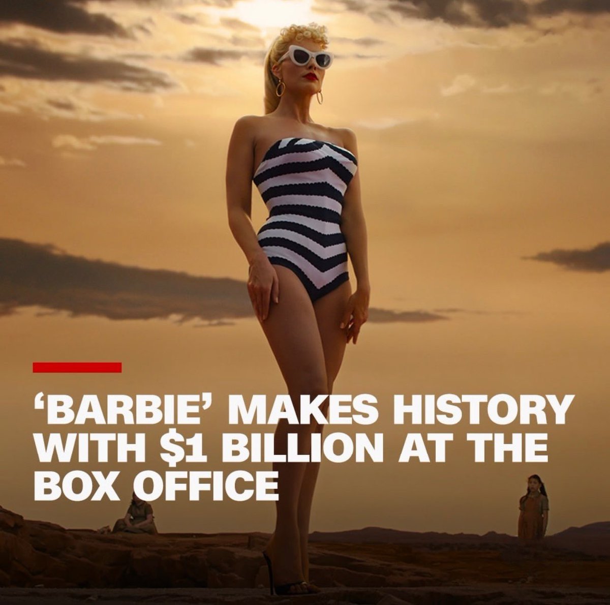 '🎉 Making history at the box office! 🎬 Barbie's iconic journey captivates audiences worldwide. Empowering and inspiring generations to come. #BarbieMovieMagic #BoxOfficeTriumph #EmpoweringBarbie'