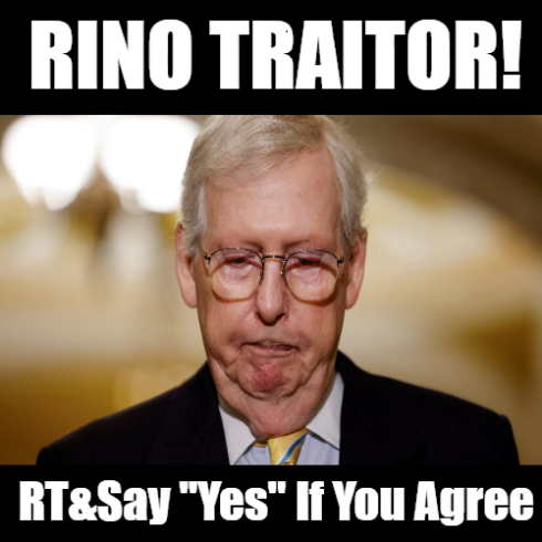 Liana53160's tweet photo. Mitch McConnell warned House GOP saying impeaching Biden is “not good for the country”

Hey Mitch remember when Biden’ DOJ  impeached Trump, how you refused to do anything about this?

Is this not the ultimate betrayal? https://t.co/vspyOUsEWJ