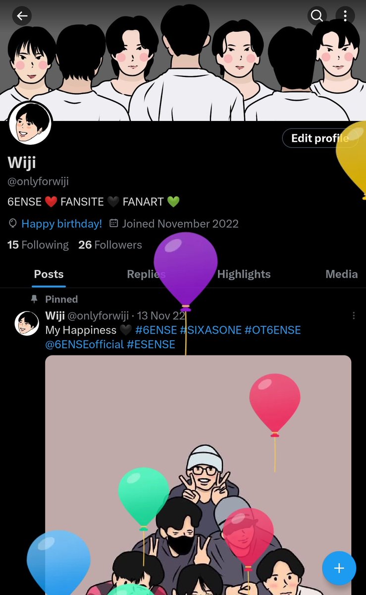 onlyforwiji's tweet photo. 1+ 🎉❤️ Isa ayuda naman jan @6ENSEofficial kahit live po hehe, Happy birthday mga bebe @Onlyforpen @drew_cutie https://t.co/0iEeyRH528