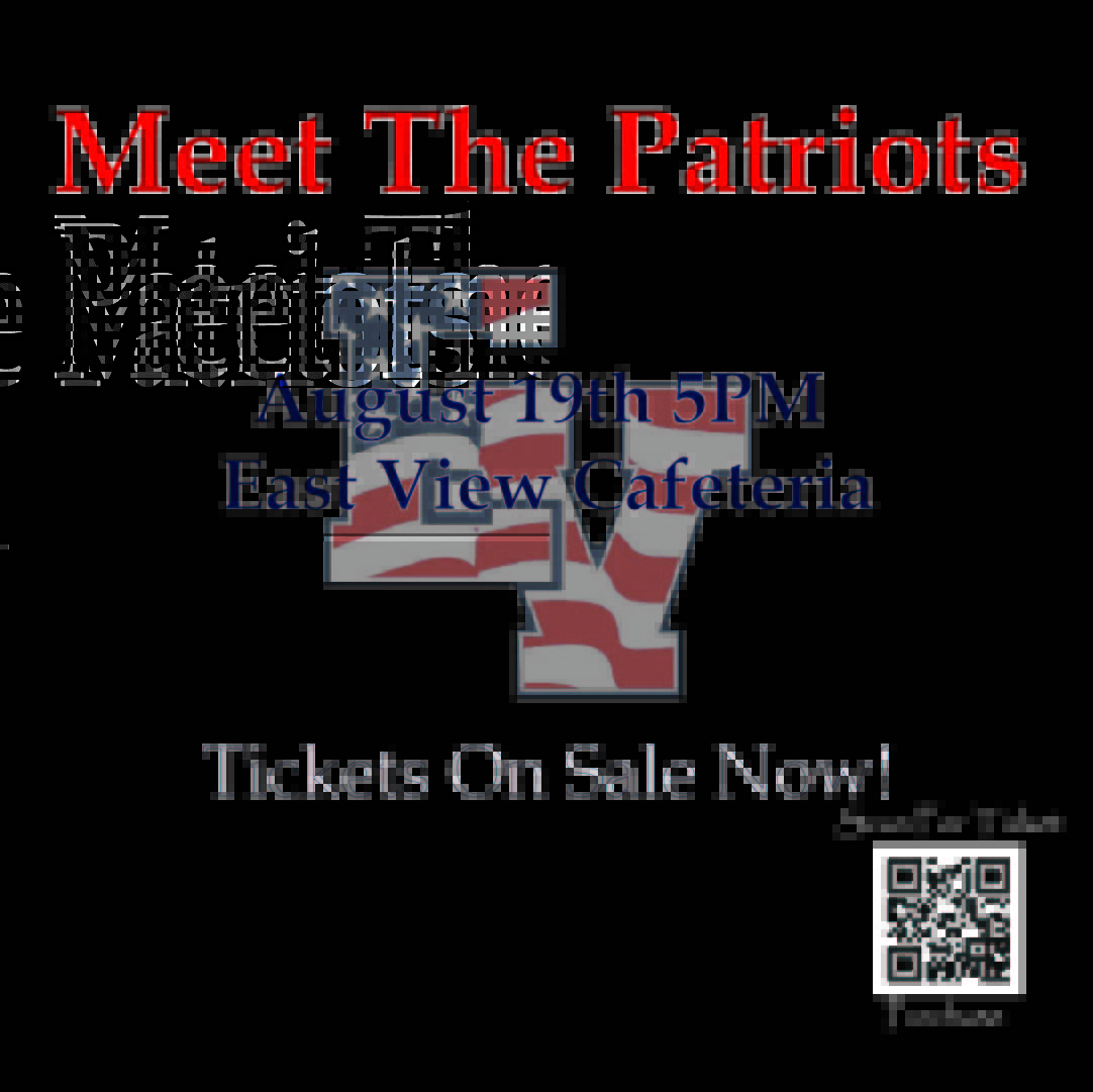 Tickets are on Sale Now for Meet the Patriots! Join us in celebrating our Patriot cheer, dance, band, and FOOTBALL teams for the fall of 2023!! @michaelwall1212 @_CoachRoss @tippitathletics @TippitTitans @EvPatriots @WagnerMS_GISD @AthleticsWagner @EastViewHS