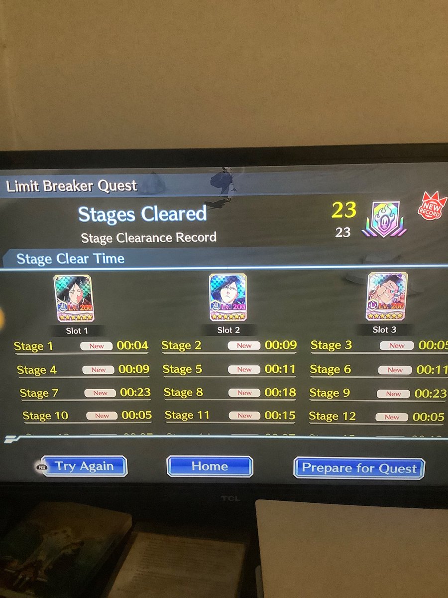 In2Give's tweet photo. @bleachbrs_en 23 stages on my console and 17 stages on my mobile which is a big improvement https://t.co/sEvAn6JsI7