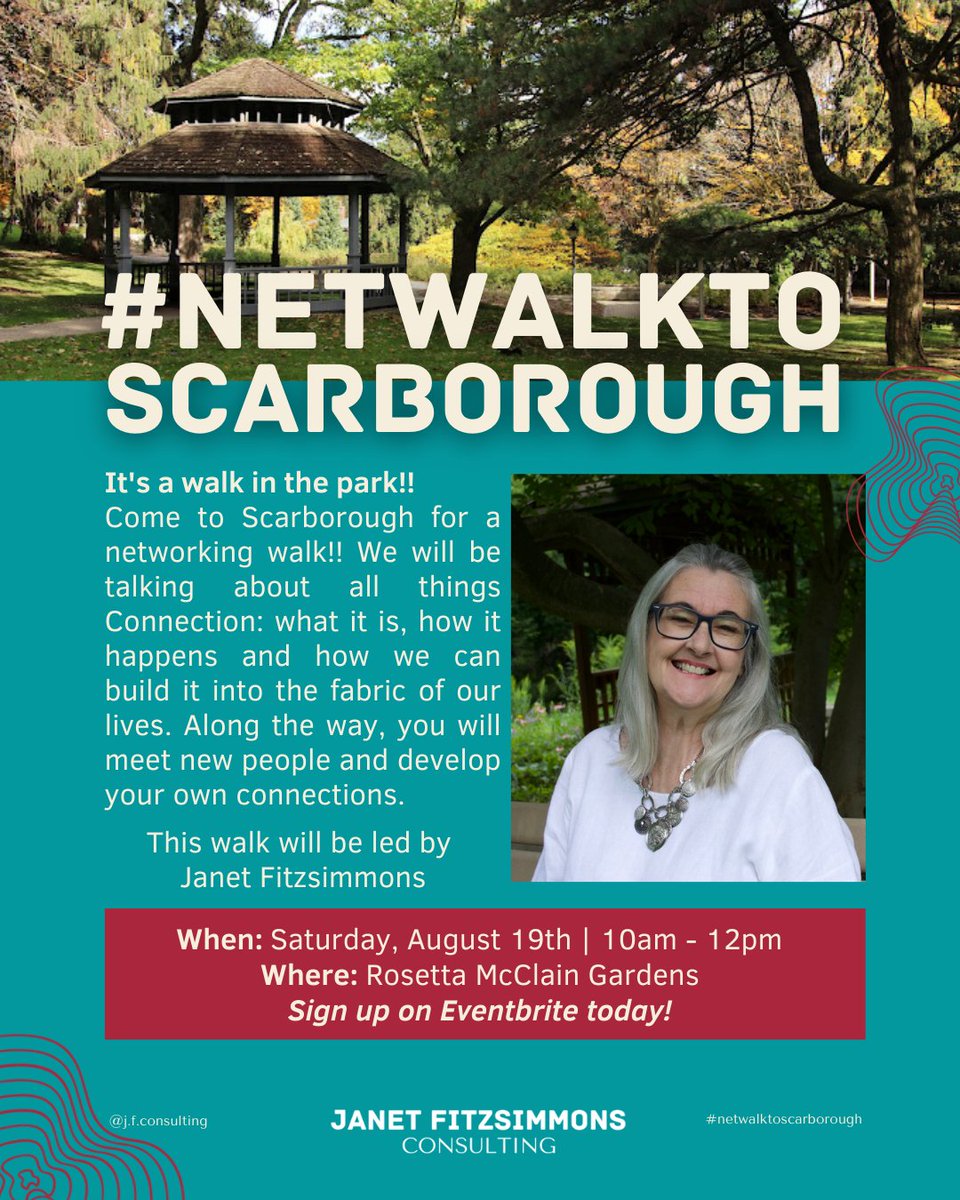 Inspired and supported by the amazing Paul Nazareth <a href="/UinvitedU/">Paul Nazareth</a> we are ready to embark on the next   #NetwalkTO #Scarbourgh on Saturday, Aug 19. Round up your friends &amp; family and register for this free event lnkd.in/gZBipaQp