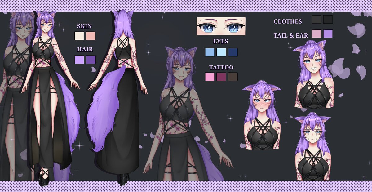 Cheza Lavender Fox Vtuber tweet media