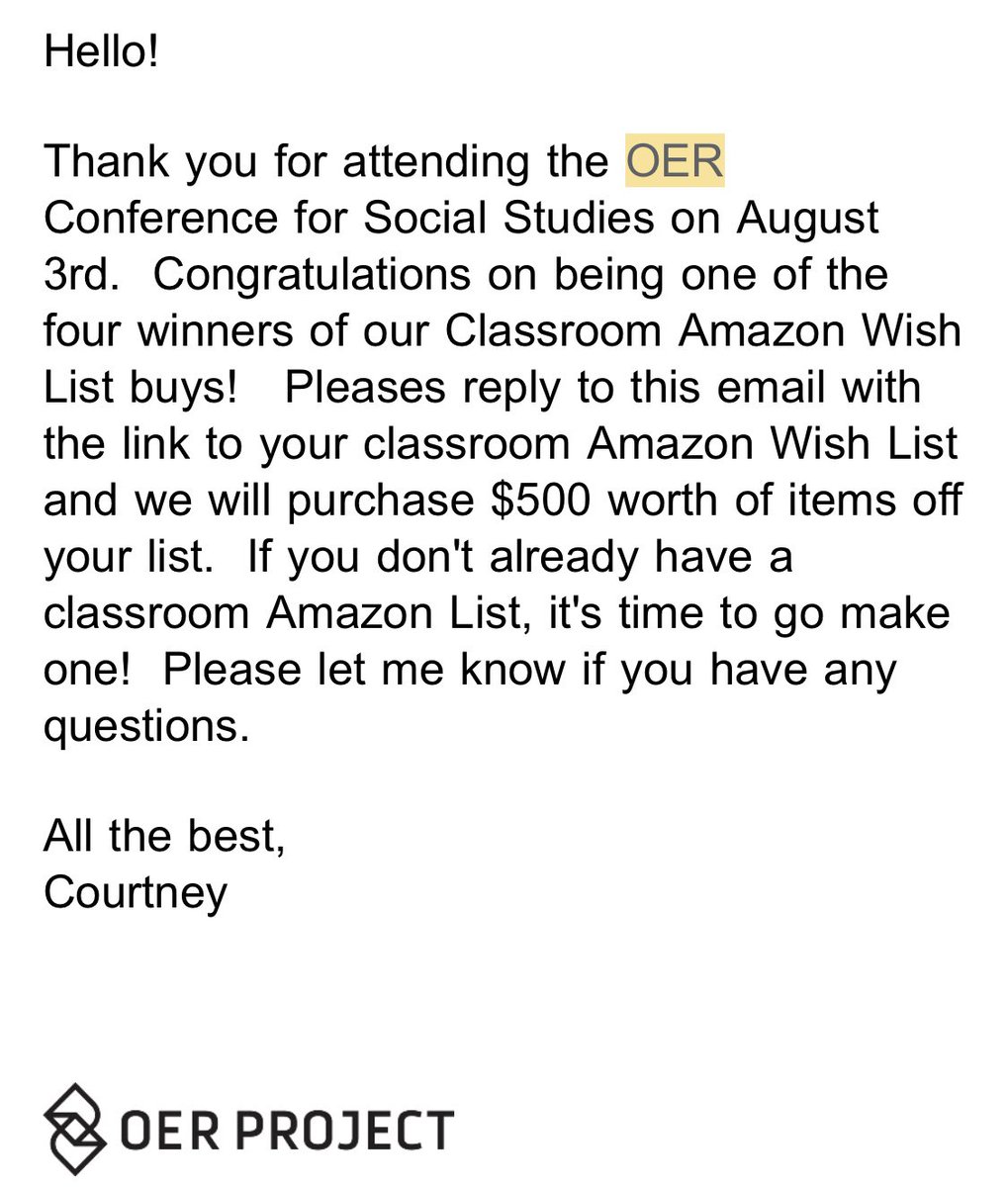 HistoryFrog's tweet photo. @OERProject Thanks to @OERProject for helping me to clear my list! So excited. #OCforSS 🎉 https://t.co/1iWVvyPA6u