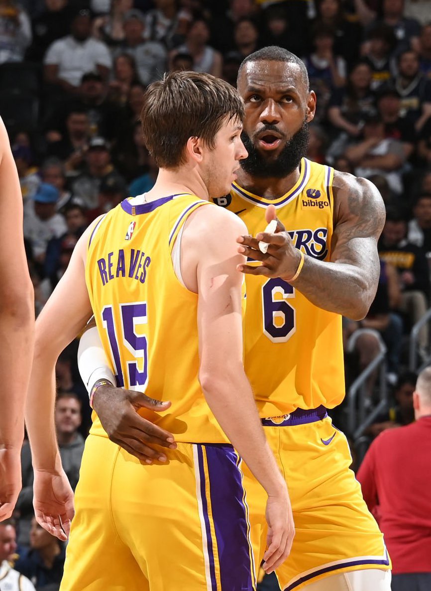 TheDunkCentral's tweet photo. “In my opinion, he's the greatest player to ever play the game.” 

- Austin Reaves on LeBron James 

(Via @SInow ) https://t.co/s6tkfLlkJf