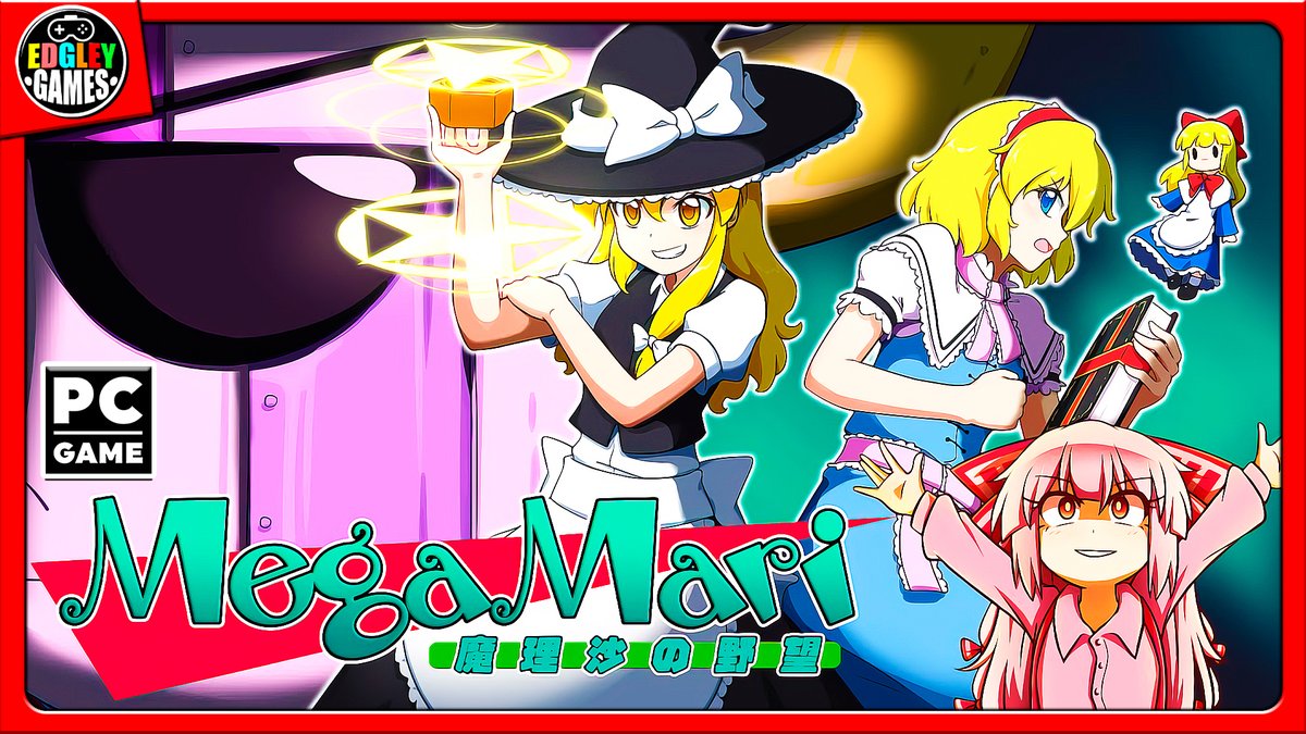 EdgleyGames's tweet photo. MegaMari: Marisa no Yabou (PC) is a Touhou Project clone of Mega Man 2. ... https://t.co/UZN2txOZlf via @YouTube #MegaMariMarisanoYabou #MegaMari #魔理沙の野望 #Reitaisai3 #TasogareFrontier #TwilightFrontier #RockMan #MegaMan #RockManClone #MegaManClone #MegaManGirlEdition https://t.co/ngIv3kGX8o